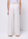 thumb-Afișați detalii pentru Pantaloni De Dama Ecru Regular Fit  Cl1075595