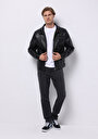 thumb-Afișați detalii pentru Jacheta De Barbati Negru Slim Fit  Cl1076210