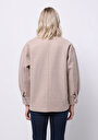 thumb-Afișați detalii pentru Camasa Cu Maneca Lunga De Dama Bej Regular Fit  Cl1076427