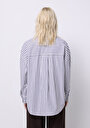 thumb-Afișați detalii pentru Camasa Cu Maneca Lunga De Dama Mov Relax Fit  Cl1075562