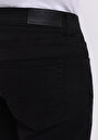 thumb-Afișați detalii pentru Pantaloni De Barbati Negru Straight Fit  Cl1049744