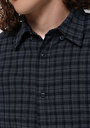 thumb-Afișați detalii pentru Camasa Cu Maneca Lunga De Barbati Albastru Marin Regular Fit  Cl1077139
