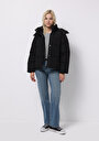 thumb-Afișați detalii pentru Jacheta De Dama Negru Regular Fit  Cl1075970
