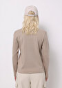 thumb-Afișați detalii pentru Tricou Cu Maneca Lunga De Dama Bej Regular Fit  Cl1076451