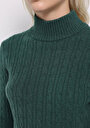 thumb-Afișați detalii pentru Pulover De Dama Verde Regular Fit  Cl1076619
