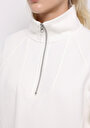 thumb-Afișați detalii pentru Hanorac / Bluza De Dama Ecru Relax Fit  Cl1076699