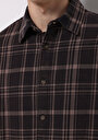 thumb-Afișați detalii pentru Camasa Cu Maneca Lunga De Barbati Maro Comfort Fit  Cl1075660