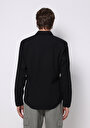 thumb-Afișați detalii pentru Camasa Cu Maneca Lunga De Barbati Negru Slim Fit  Cl1076727