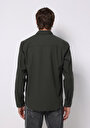thumb-Afișați detalii pentru Camasa Cu Maneca Lunga De Barbati Verde Slim Fit  Cl1076727