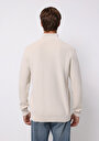 thumb-Afișați detalii pentru Pulover De Barbati Ecru Regular Fit  Cl1076736