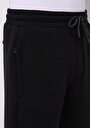 thumb-Afișați detalii pentru Pantaloni De Trening De Barbati Negru Regular Fit  Cl1075397