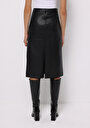 thumb-Afișați detalii pentru Fusta De Dama Negru Midi  Cl1075227