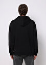 thumb-Afișați detalii pentru Hanorac / Bluza De Barbati Negru Oversize Fit  Cl1075851