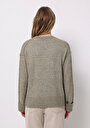 thumb-Afișați detalii pentru Pulover De Dama Verde Regular Fit  Cl1076879