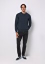 thumb-Afișați detalii pentru Pulover De Barbati Albastru Marin Regular Fit  Cl1075350