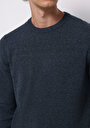 thumb-Afișați detalii pentru Pulover De Barbati Albastru Marin Regular Fit  Cl1075350