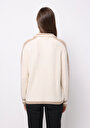 thumb-Afișați detalii pentru Pulover De Dama Ecru Regular Fit  Cl1076690