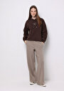 thumb-Afișați detalii pentru Hanorac / Bluza De Dama Maro Regular Fit  Cl1077081