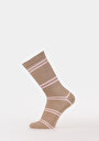 thumb-Afișați detalii pentru Sosete De Dama Bej Modern Fit  Cl1078040