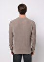 thumb-Afișați detalii pentru Pulover De Barbati Bej Regular Fit  Cl1076733