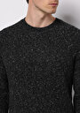 thumb-Afișați detalii pentru Pulover De Barbati Negru Regular Fit  Cl1076368