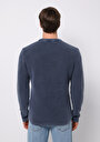 thumb-Afișați detalii pentru Pulover De Barbati Albastru Regular Fit  Cl1076731