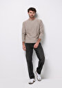 thumb-Afișați detalii pentru Pulover De Barbati Bej Regular Fit  Cl1076471