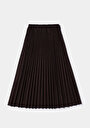 thumb-Afișați detalii pentru Fusta De Dama Maro Regular Fit  Cl1075492