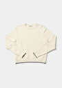 thumb-Afișați detalii pentru Pulover De Dama Ecru Regular Fit  Cl1076616