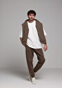 thumb-Afișați detalii pentru Pantaloni De Trening De Barbati Maro Regular Fit  Cl1077685