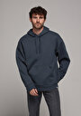 thumb-Afișați detalii pentru Hanorac / Bluza De Barbati Albastru Oversize Fit  Cl1076494