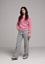 thumb-Afișați detalii pentru Pulover De Dama Roz Regular Fit  Cl1077653