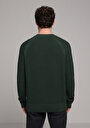 thumb-Afișați detalii pentru Pulover De Barbati Verde Regular Fit  Cl1077457