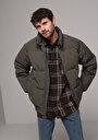 thumb-Afișați detalii pentru Jacheta De Barbati Verde Regular Fit  Cl1077947