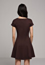 thumb-Afișați detalii pentru Rochie De Dama Maro Slim Fit  Cl1077989