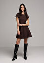 thumb-Afișați detalii pentru Rochie De Dama Maro Slim Fit  Cl1077989