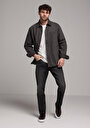 thumb-Afișați detalii pentru Jachetă De Barbati Antracit Oversize Fit  Cl1077616