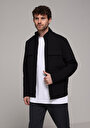 thumb-Afișați detalii pentru Jacheta De Barbati Negru Regular Fit  Cl1078083