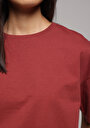 thumb-Afișați detalii pentru Tricou Cu Maneca Scurta De Dama Roşu Regular Fit  Cl1077681