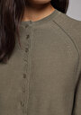 thumb-Afișați detalii pentru Pulover De Dama Verde Regular Fit  Cl1077741