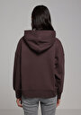 thumb-Afișați detalii pentru Hanorac / Bluza De Dama Maro Relax Fit  Cl1077688