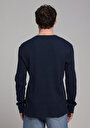 thumb-Afișați detalii pentru Tricou Cu Maneca Lunga De Barbati Albastru Regular Fit  Cl1077607