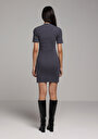 thumb-Afișați detalii pentru Rochie De Dama Antracit Slim Fit  Cl1079769