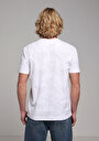 thumb-Afișați detalii pentru Tricou Cu Maneca Scurta De Barbati Alb Regular Fit  Cl1079239
