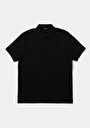 thumb-Afișați detalii pentru Tricou Polo Cu Maneca Scurta De Barbati Negru Regular Fit  Cl1080054