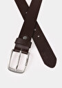 thumb-Afișați detalii pentru Curea De Barbati Maro Modern Fit  Cl1079207