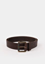 thumb-Afișați detalii pentru Curea De Barbati Maro Modern Fit  Cl1079212