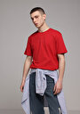 thumb-Afișați detalii pentru Tricou Cu Maneca Scurta De Barbati Roşu   Cl1059890