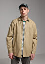 thumb-Afișați detalii pentru Camasa Cu Maneca Lunga De Barbati Maro Relaxed Fit  Cl1078065