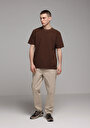 thumb-Afișați detalii pentru Tricou Cu Maneca Scurta De Barbati Maro Comfort Fit  Cl1078494